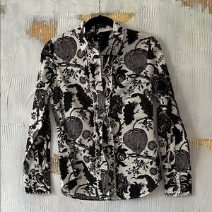 J. Crew | Floral Pattern Blouse